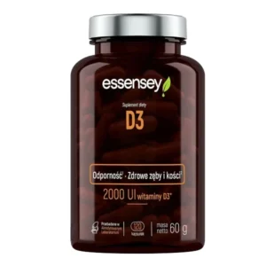 Essensey Witamina D3 2000 IU – 120 kapsułek