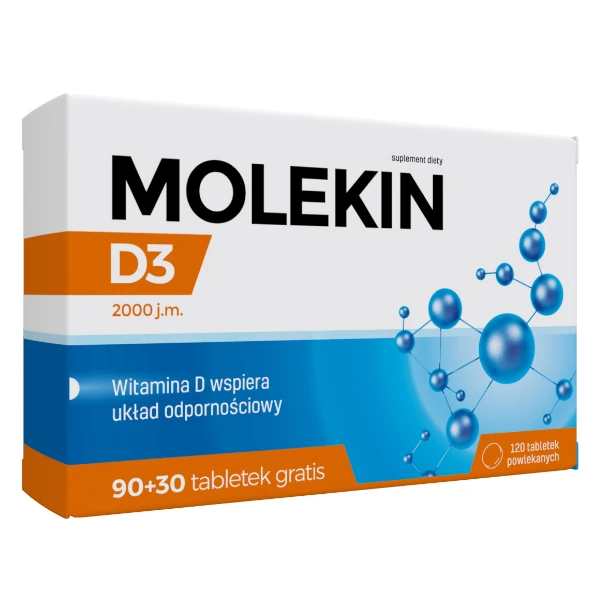 Molekin D3 2000 j.m. – 120 tabletek
