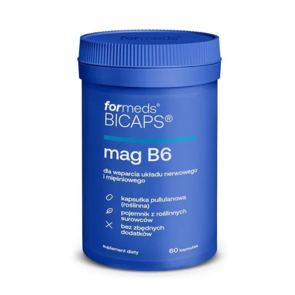 Formeds BICAPS mag B6 – 60 kapsułek