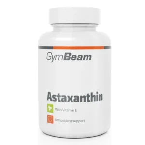 GymBeam Aslaksantyna Witamina E Antyoksydant – 60 kapsułek