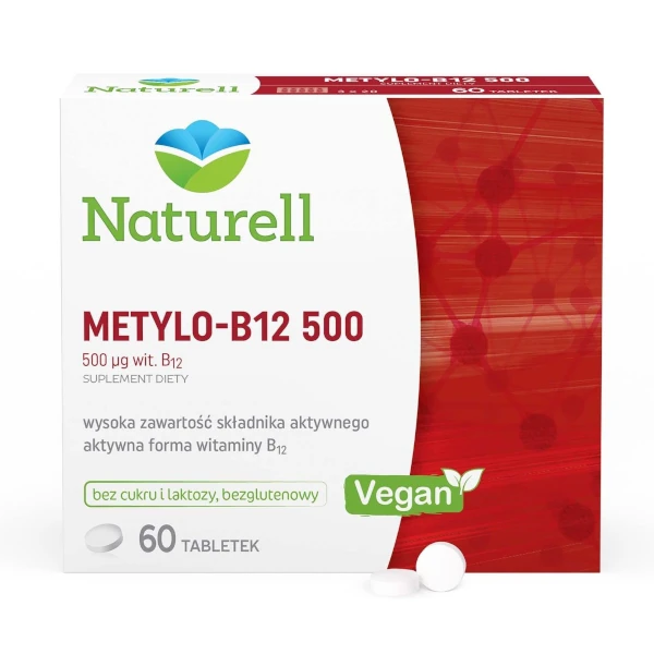 Naturell Metylo-B12 500 – 60 tabletek